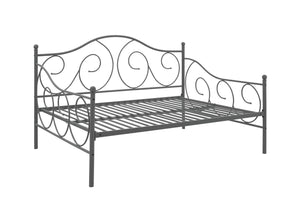 DHP Victoria Metal Daybed - Pewter - Full