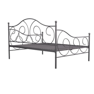 DHP Victoria Metal Daybed - Pewter - Full