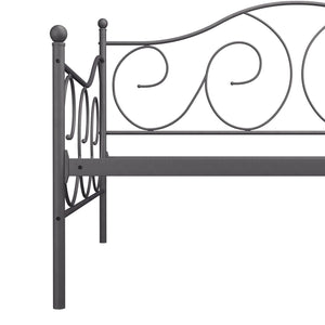 DHP Victoria Metal Daybed - Pewter - Full