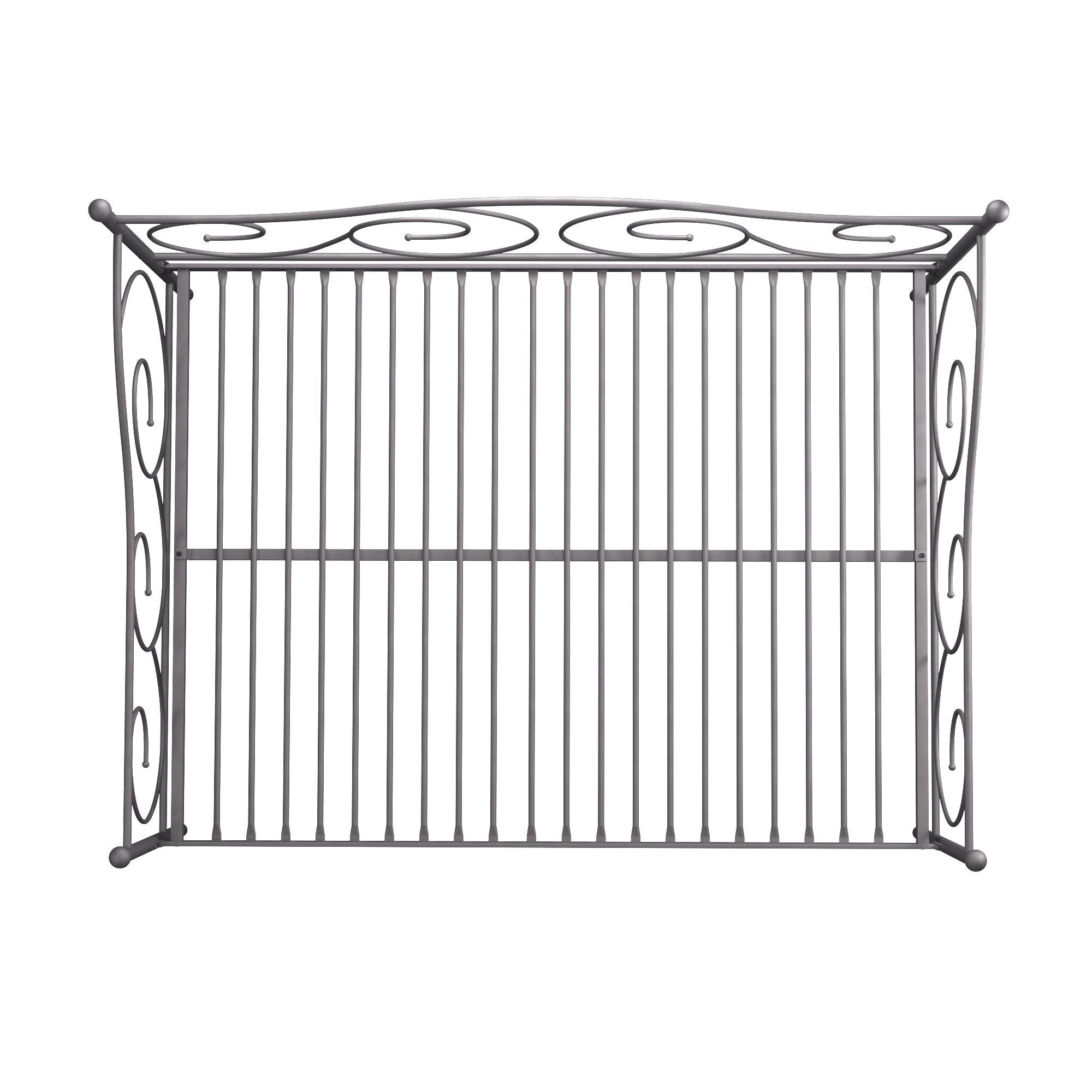 DHP Victoria Metal Daybed - Pewter - Full
