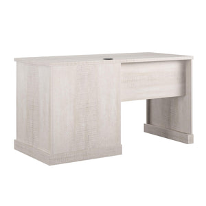 Ameriwood Home Knox County Single Pedestal Computer Desk - Rustic White