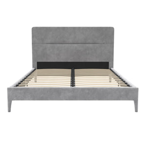 CosmoLiving Westerleigh Upholstered Bed - Light Gray - Queen