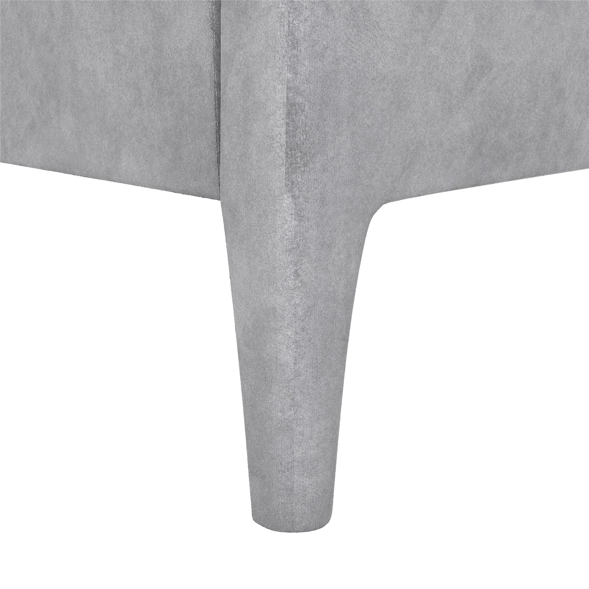 CosmoLiving Westerleigh Upholstered Bed - Light Gray - Queen