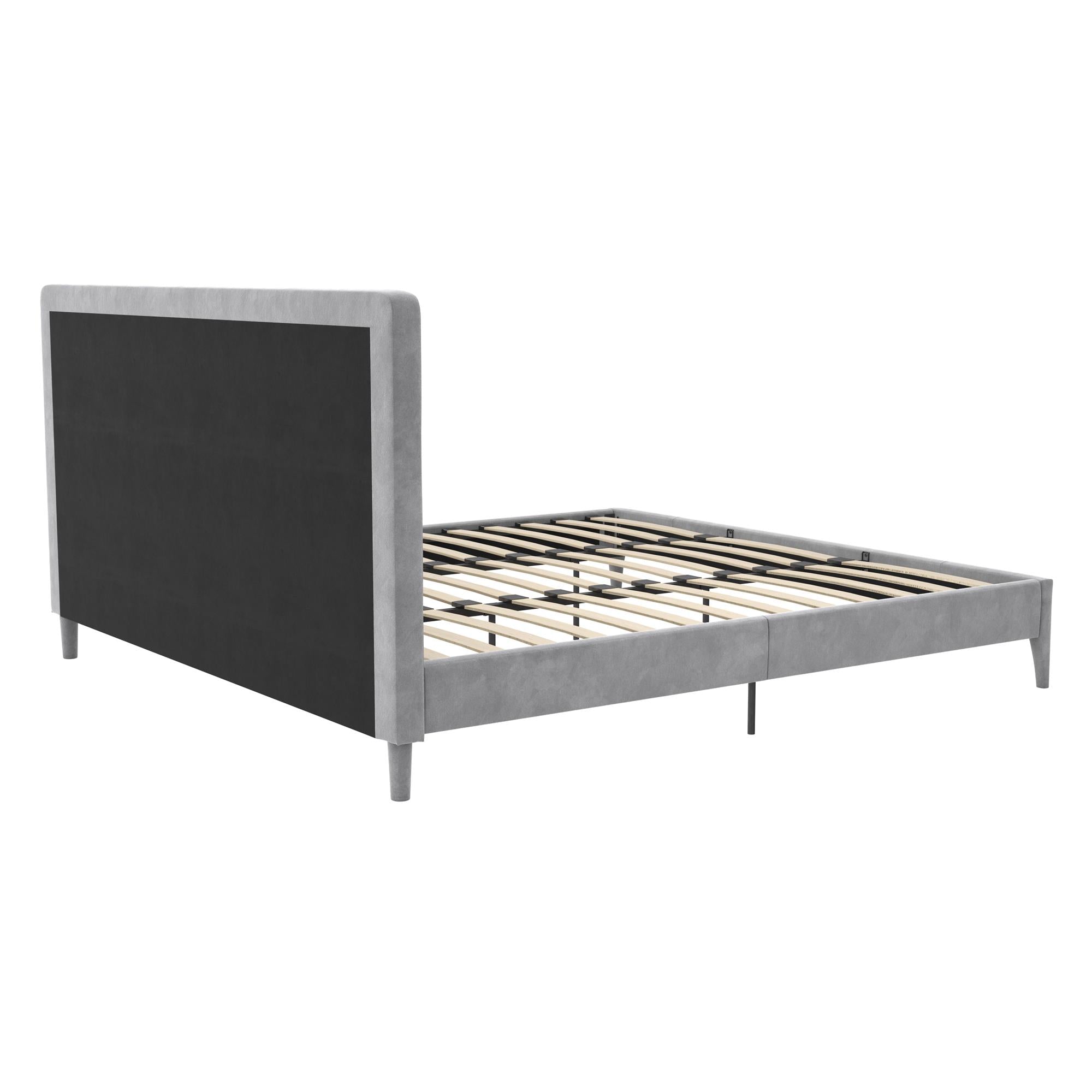 CosmoLiving Westerleigh Upholstered Bed - Light Gray - King