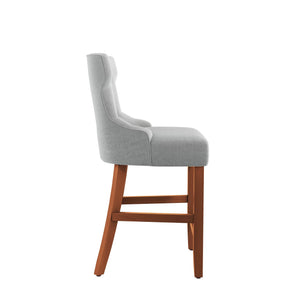 DHP Clairborne Counter Height Bar Stool - Gray - Set of 2