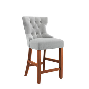 DHP Clairborne Counter Height Bar Stool - Gray - Set of 2