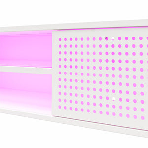 NTense Glitch Floating TV Stand for TVs up to 60" - White