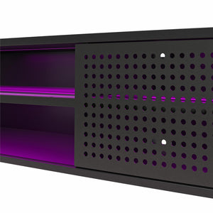 NTense Glitch Floating TV Stand for TVs up to 60" - Black