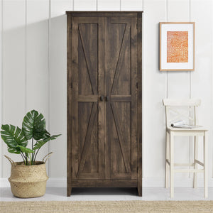 Systembuild Evolution Farmington 31.5" Wide Storage Cabinet - Rustic