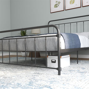 DHP Wallace Metal Bed Frame - Black - Queen