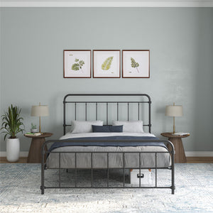 DHP Wallace Metal Bed Frame - Black - Queen