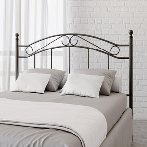 DHP Full/Queen Metal Headboard - Black - Adjustable Full/Queen