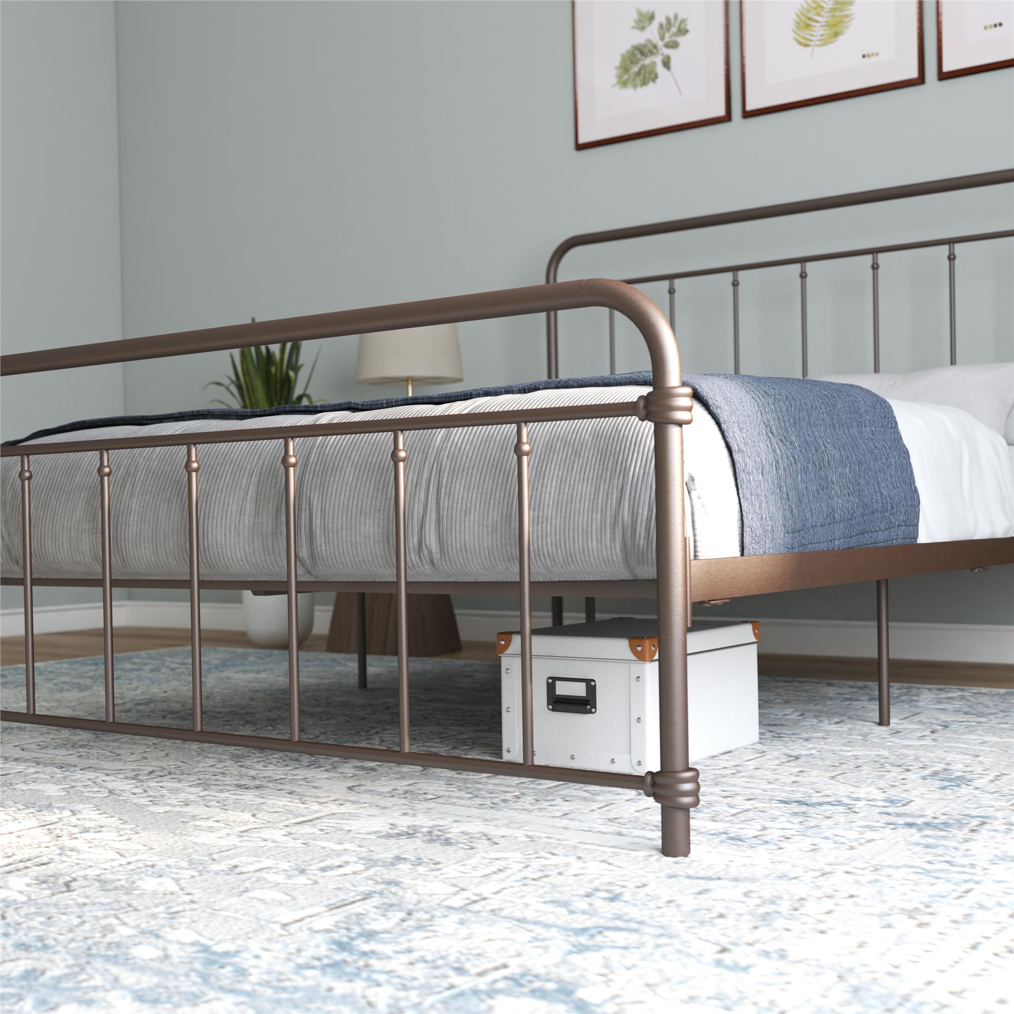 DHP Wallace Metal Bed Frame - Bronze - Full