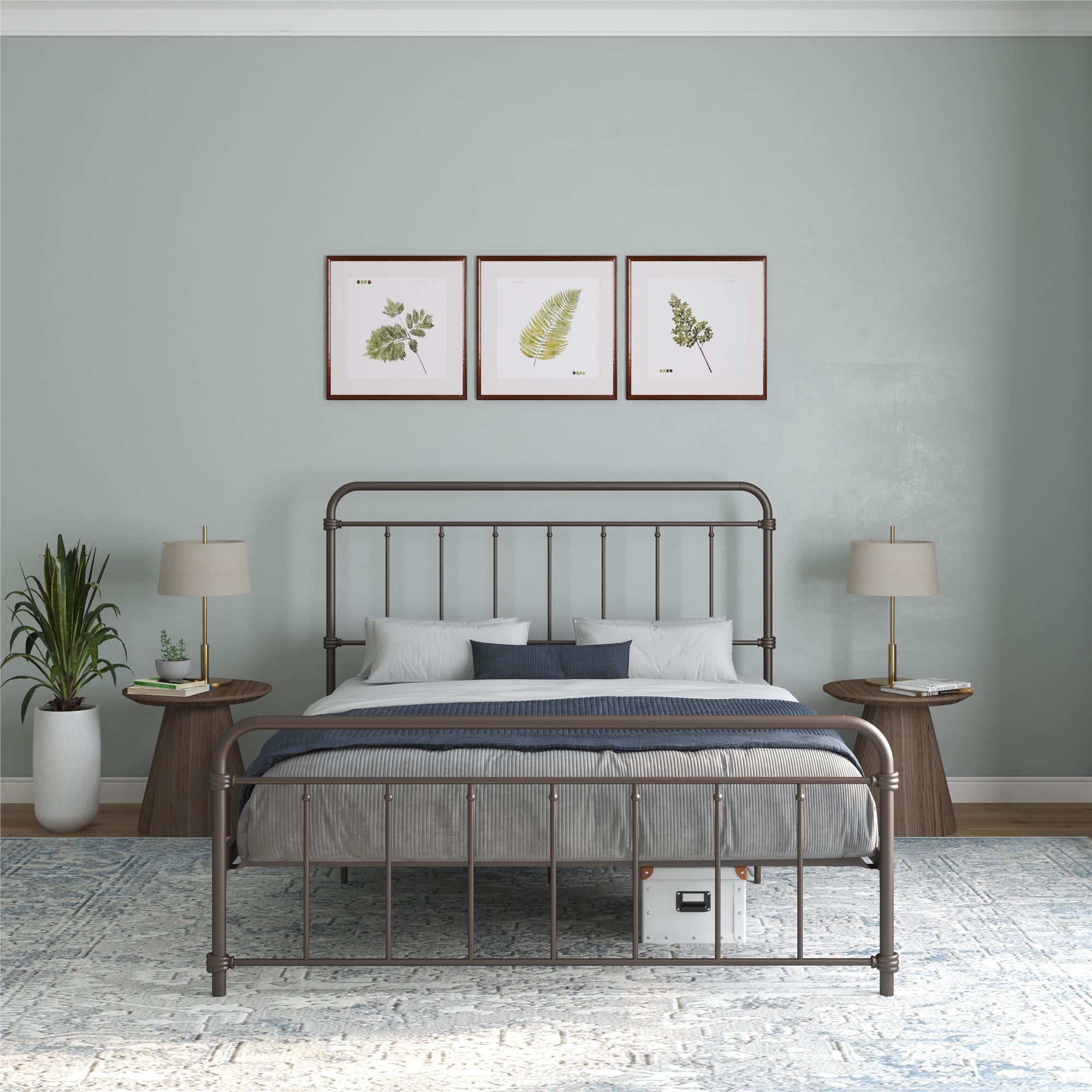 DHP Wallace Metal Bed Frame - Bronze - Full