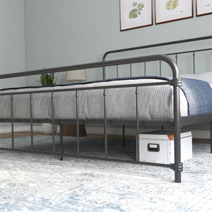 DHP Wallace Metal Bed Frame - Black - King