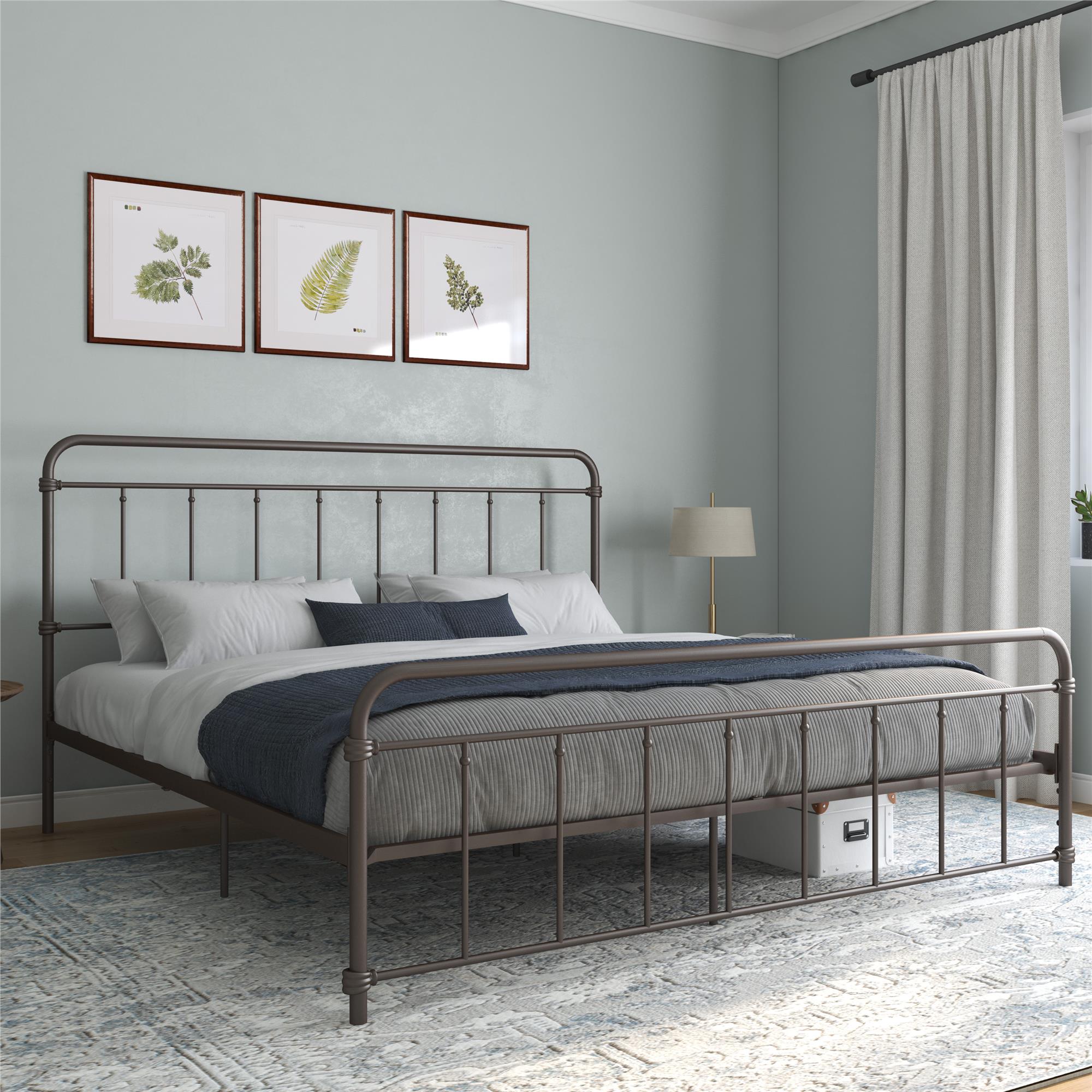 DHP Wallace Metal Bed Frame - Bronze - King