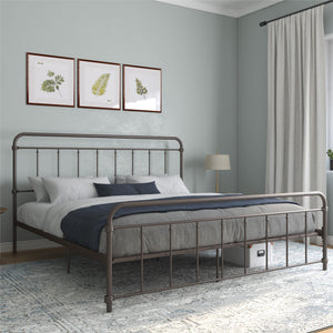 DHP Wallace Metal Bed Frame - Bronze - King