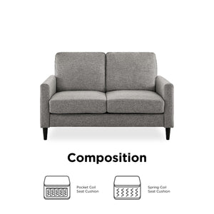 DHP Kaci Loveseat - Gray