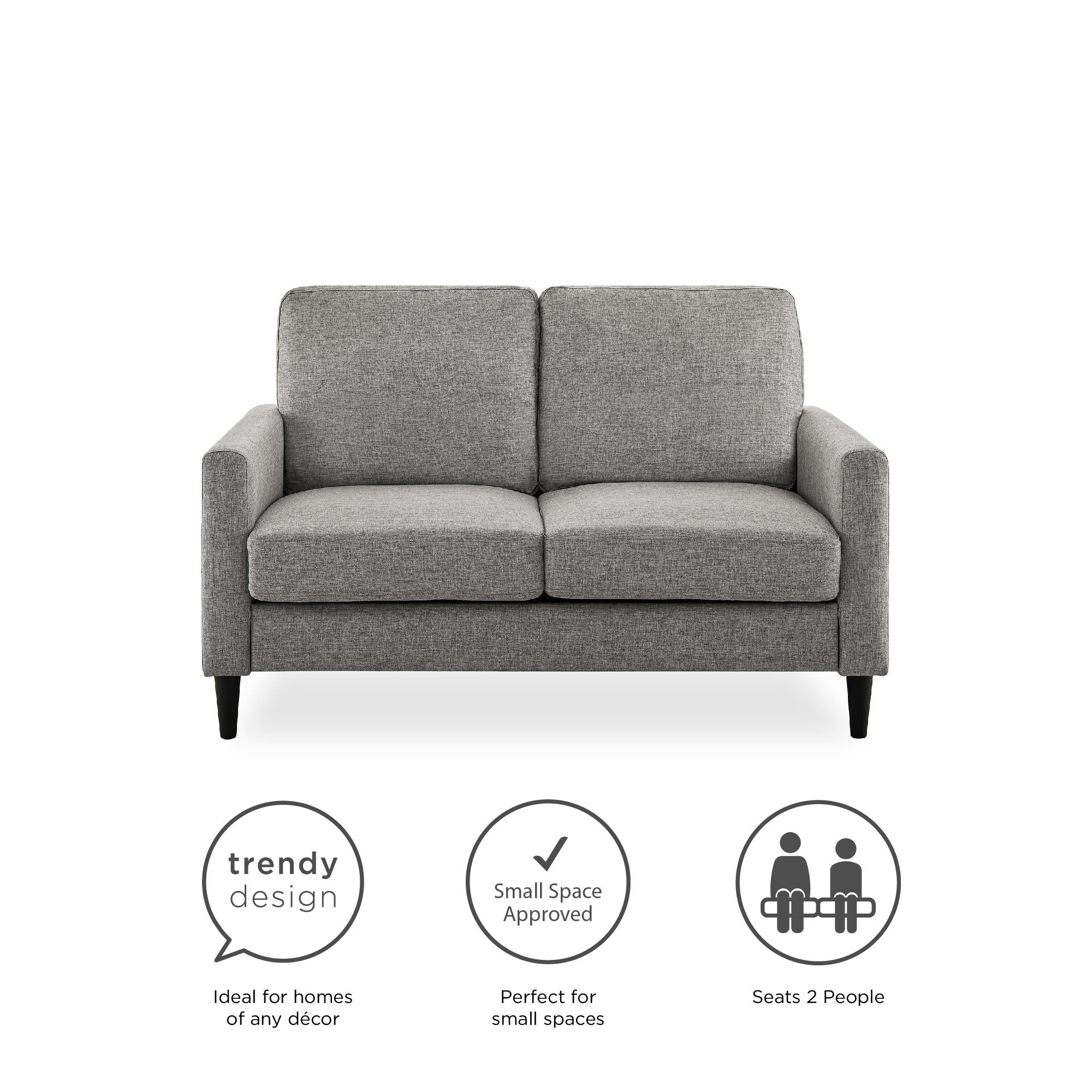 DHP Kaci Loveseat - Gray
