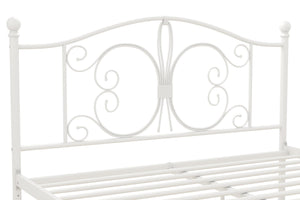 DHP Bombay Metal Bed Frame - White - Queen