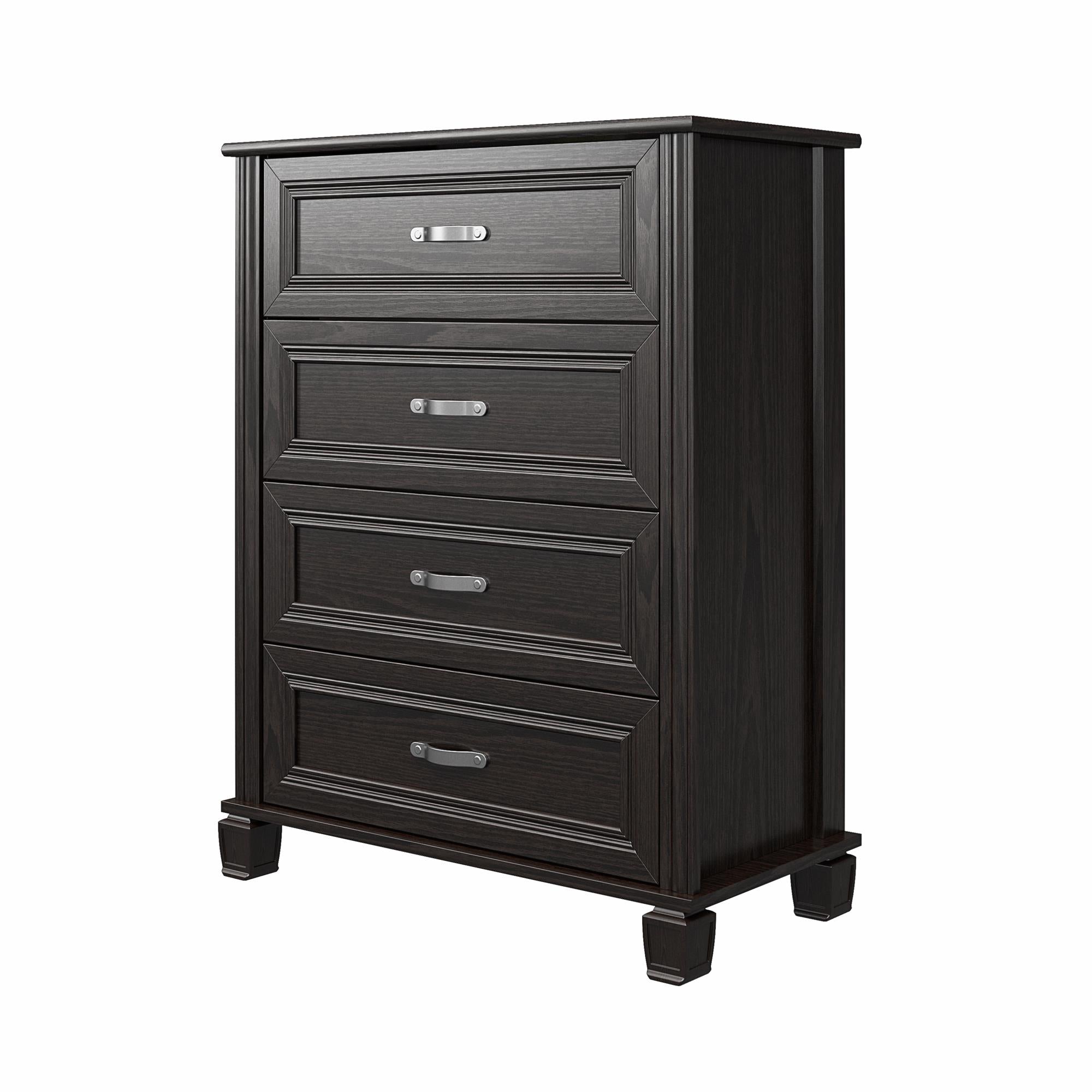 Ameriwood Home Hillview 4 Drawer Dresser - Espresso