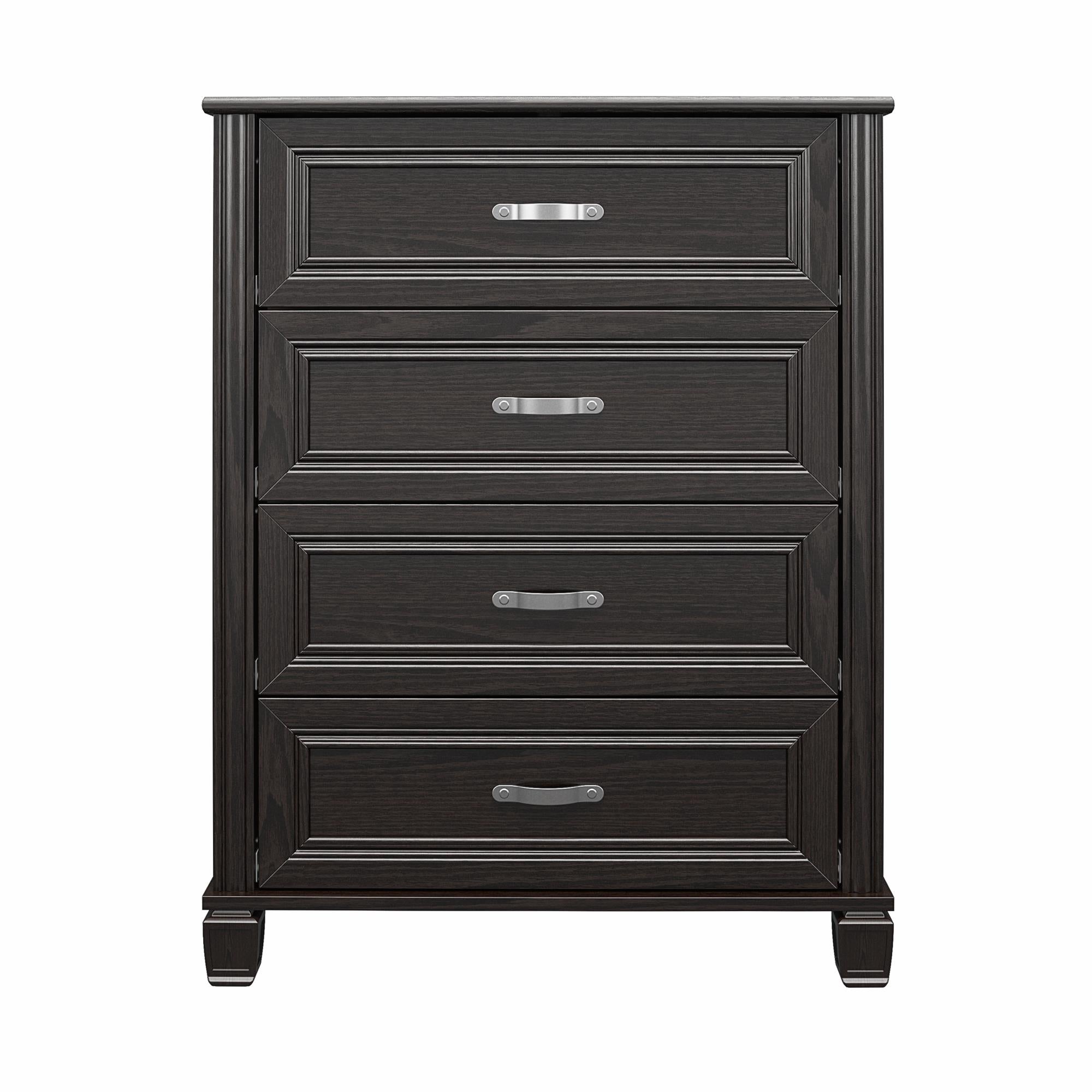 Ameriwood Home Hillview 4 Drawer Dresser - Espresso