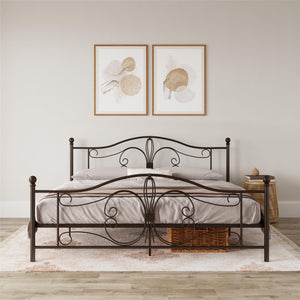 DHP Bombay Metal Bed Frame - Bronze - King