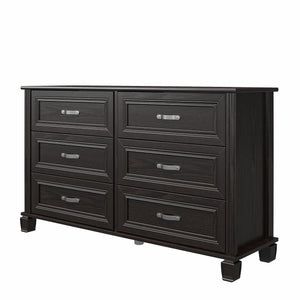 Ameriwood Home Hillview 6 Drawer Dresser - Espresso