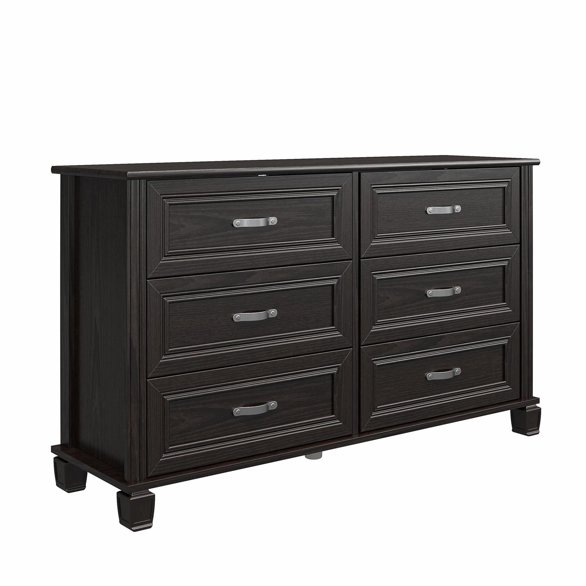 Ameriwood Home Hillview 6 Drawer Dresser - Espresso