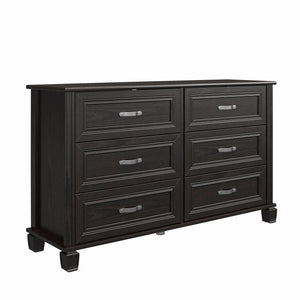 Ameriwood Home Hillview 6 Drawer Dresser - Espresso