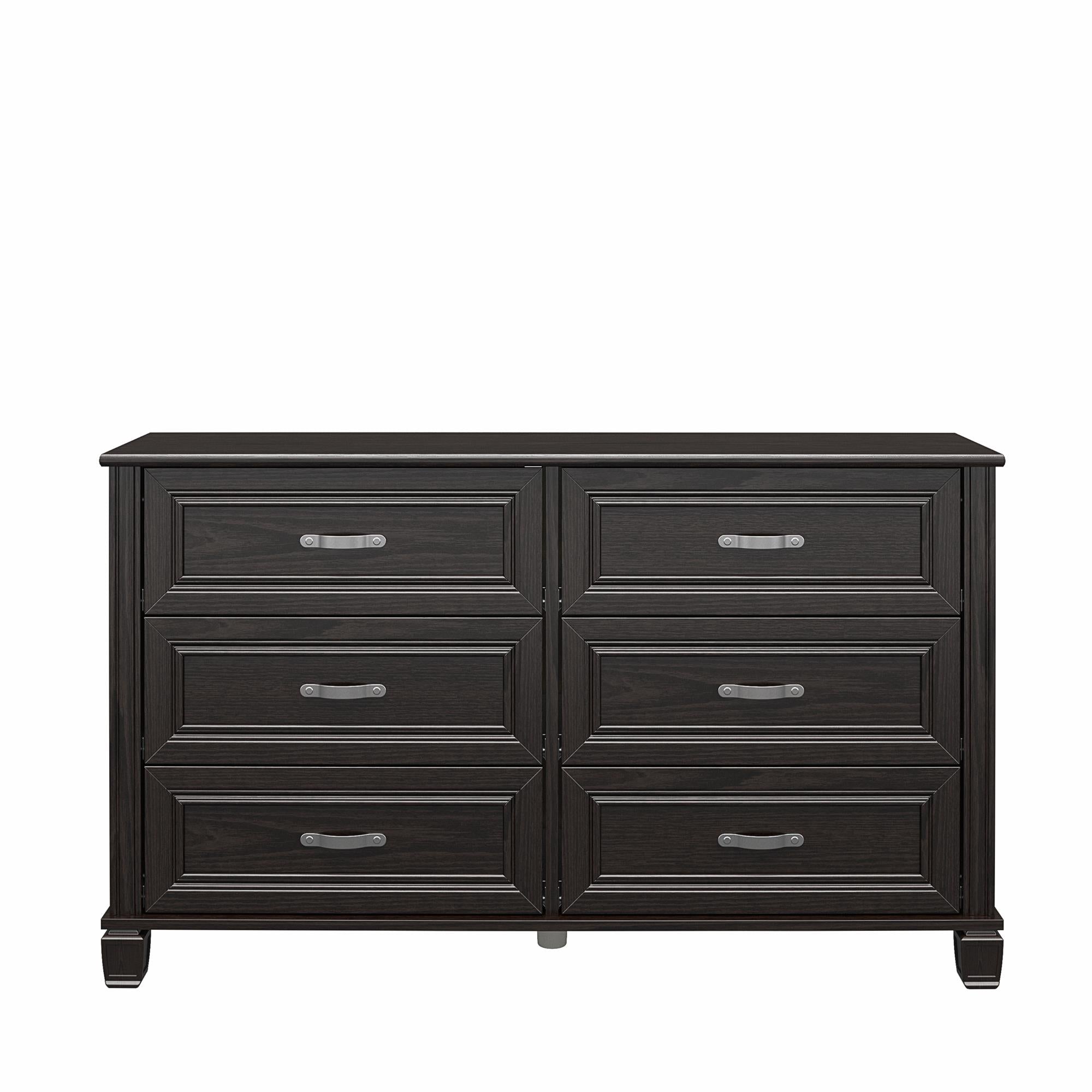 Ameriwood Home Hillview 6 Drawer Dresser - Espresso