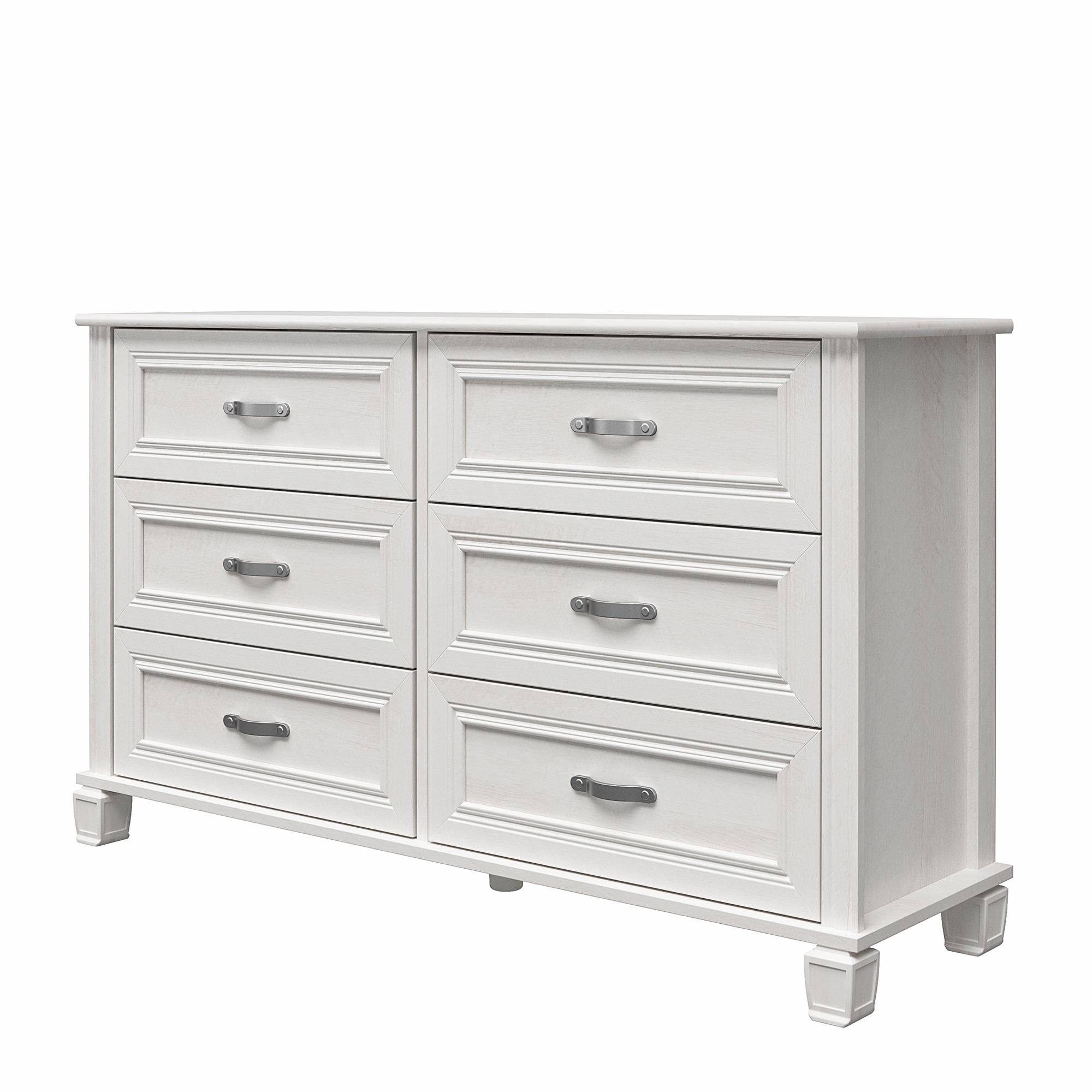 Ameriwood Home Hillview 6 Drawer Dresser - Ivory Oak