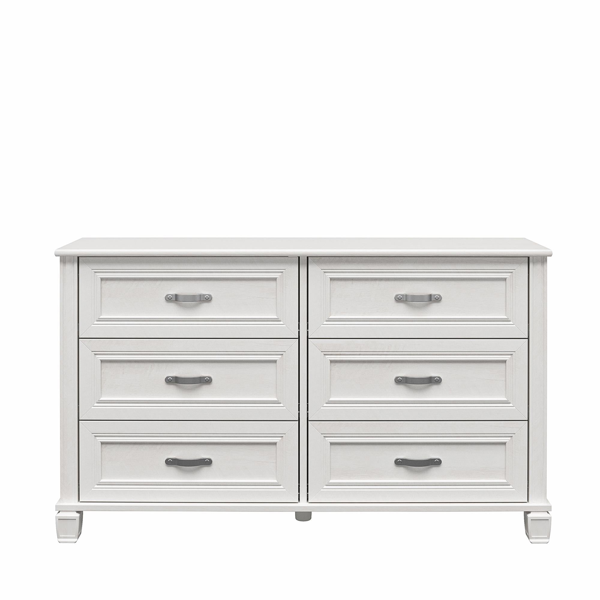 Ameriwood Home Hillview 6 Drawer Dresser - Ivory Oak