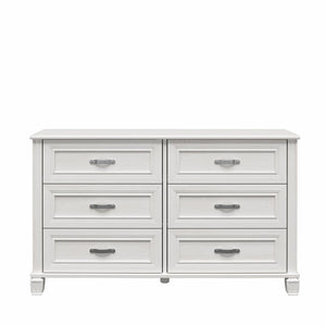 Ameriwood Home Hillview 6 Drawer Dresser - Ivory Oak