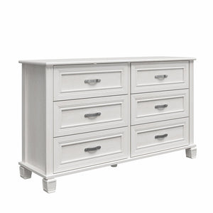 Ameriwood Home Hillview 6 Drawer Dresser - Ivory Oak