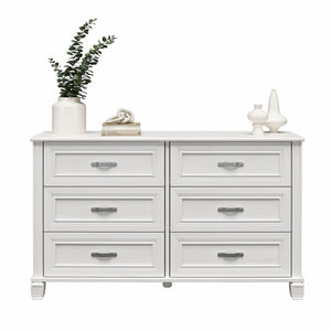 Ameriwood Home Hillview 6 Drawer Dresser - Ivory Oak