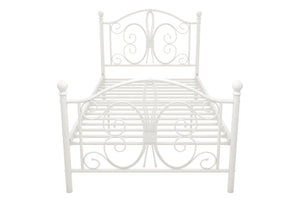 DHP Bombay Metal Bed Frame - White - Twin
