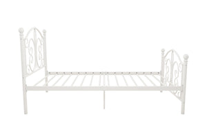 DHP Bombay Metal Bed Frame - White - Twin