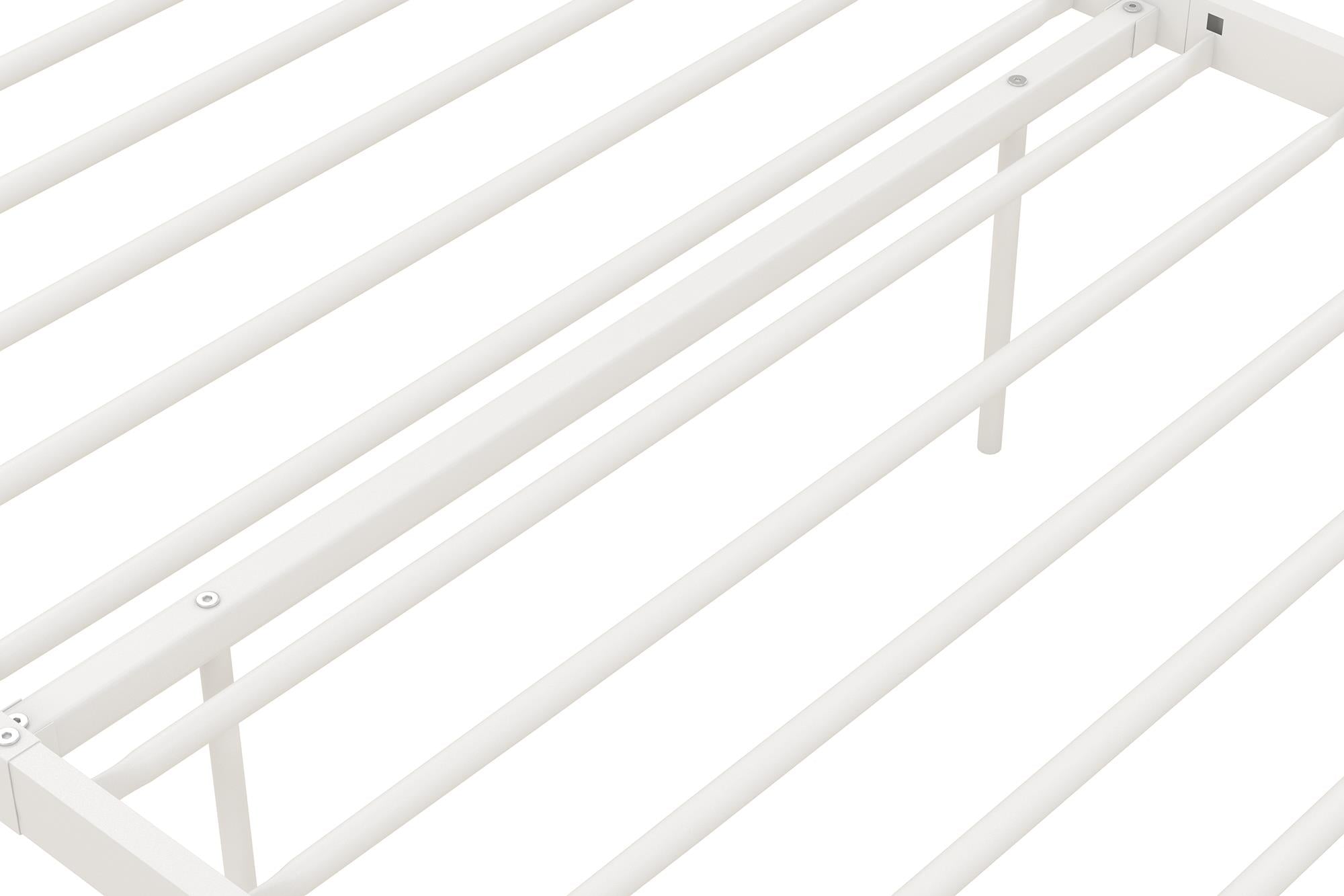 DHP Bombay Metal Bed Frame - White - Twin