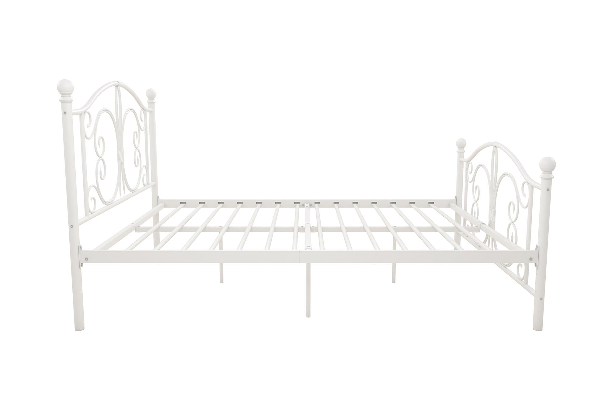 DHP Bombay Metal Bed Frame - White - Full