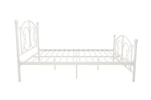 DHP Bombay Metal Bed Frame - White - Full