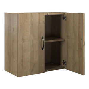 Systembuild Evolution Lory 24" Wall Cabinet - Natural - 2 Door
