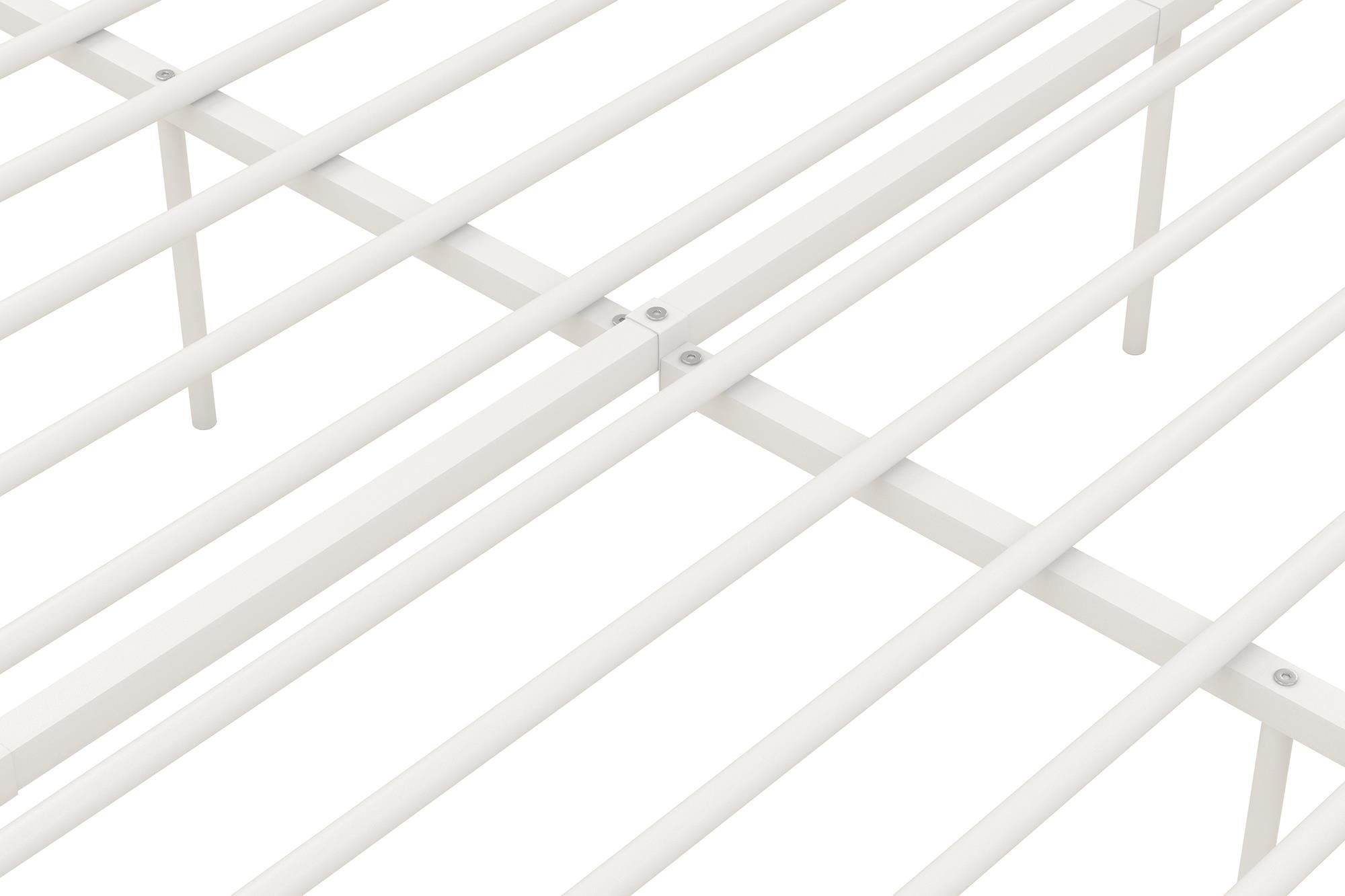 DHP Bombay Metal Bed Frame - White - Full