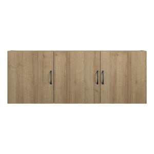 Systembuild Evolution Lory 54" Wall Cabinet - Natural - 3 Door