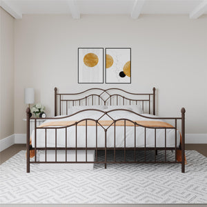 DHP Tokyo Metal Bed Frame - Bronze - King