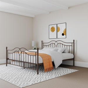 DHP Tokyo Metal Bed Frame - Bronze - King