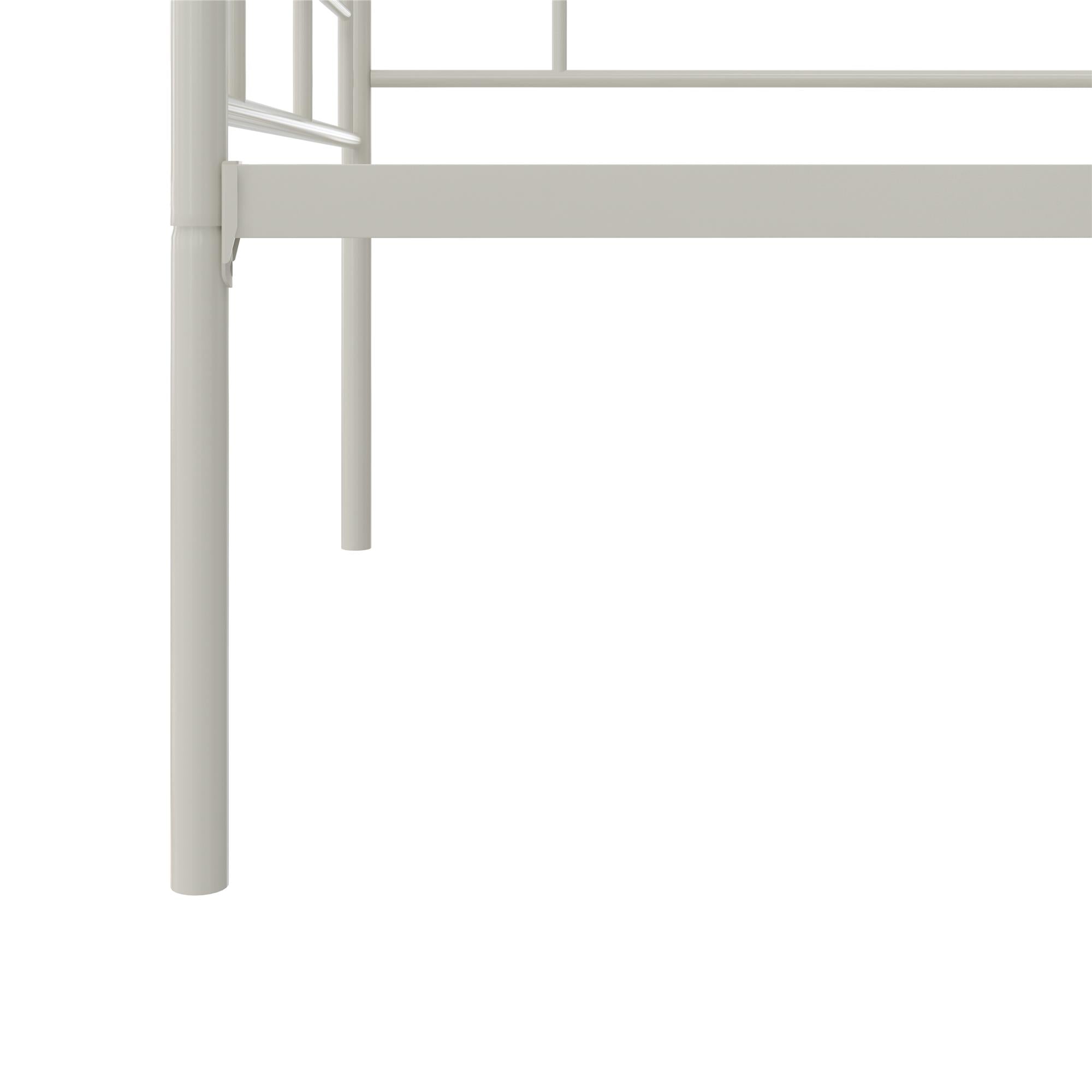 RealRooms Praxis Metal Daybed - White - Twin