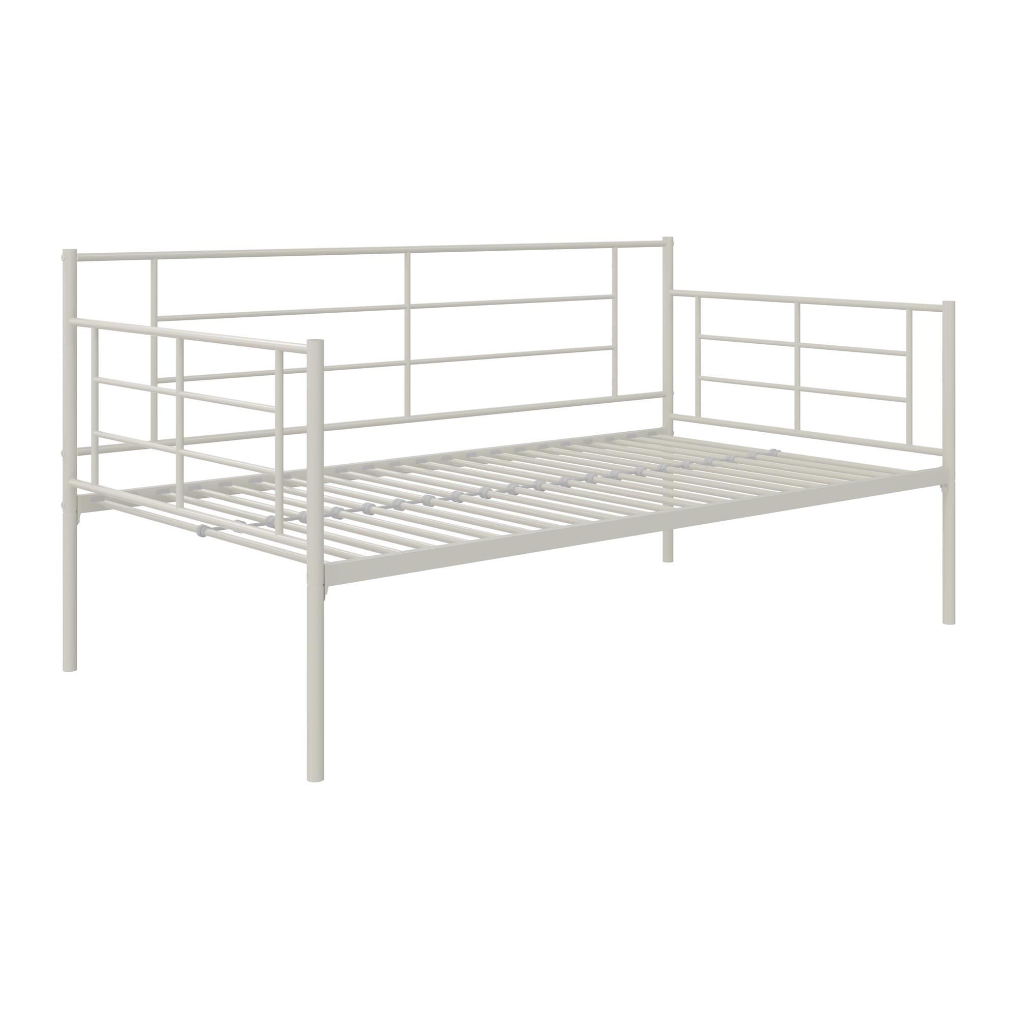 RealRooms Praxis Metal Daybed - White - Twin