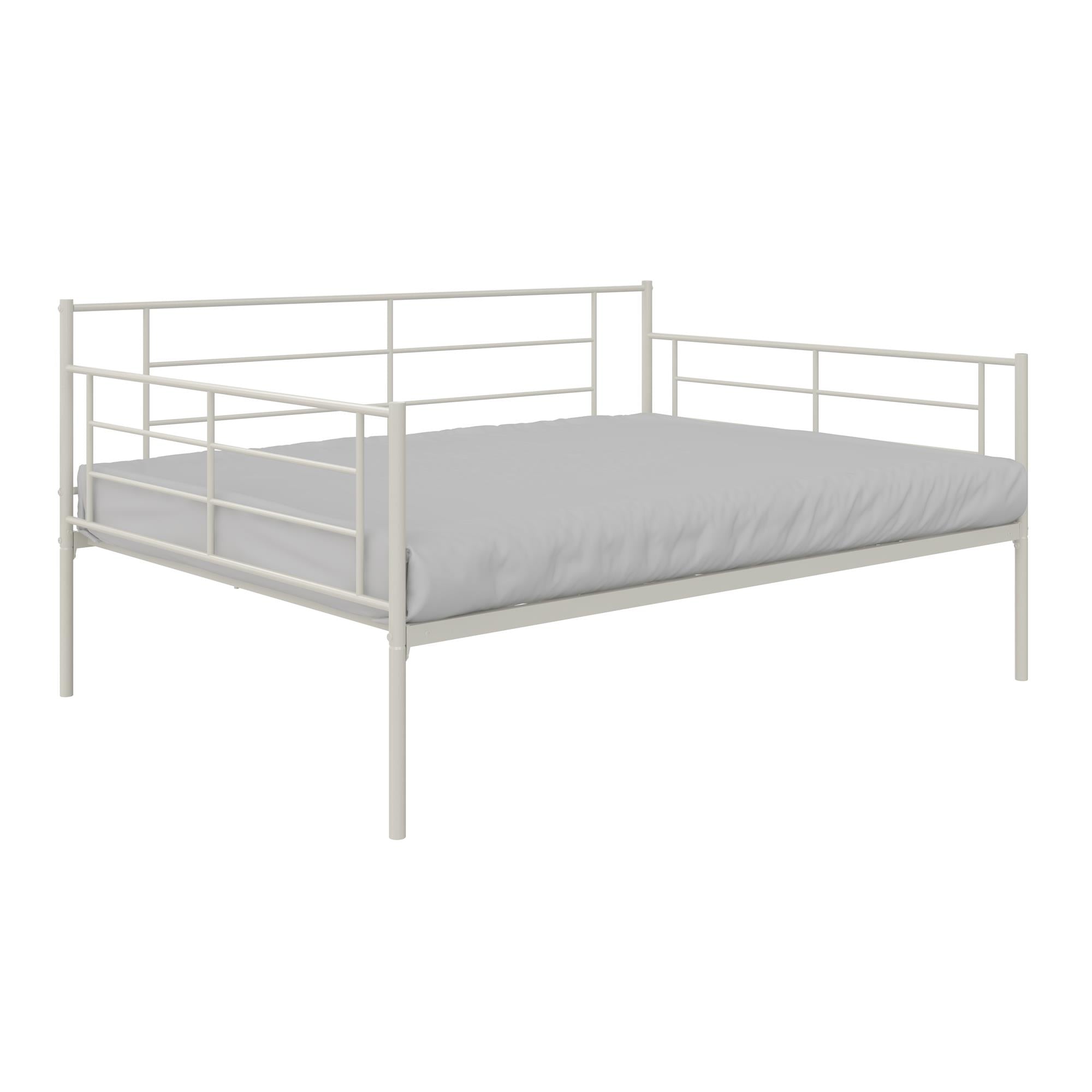 RealRooms Praxis Metal Daybed - White - Full