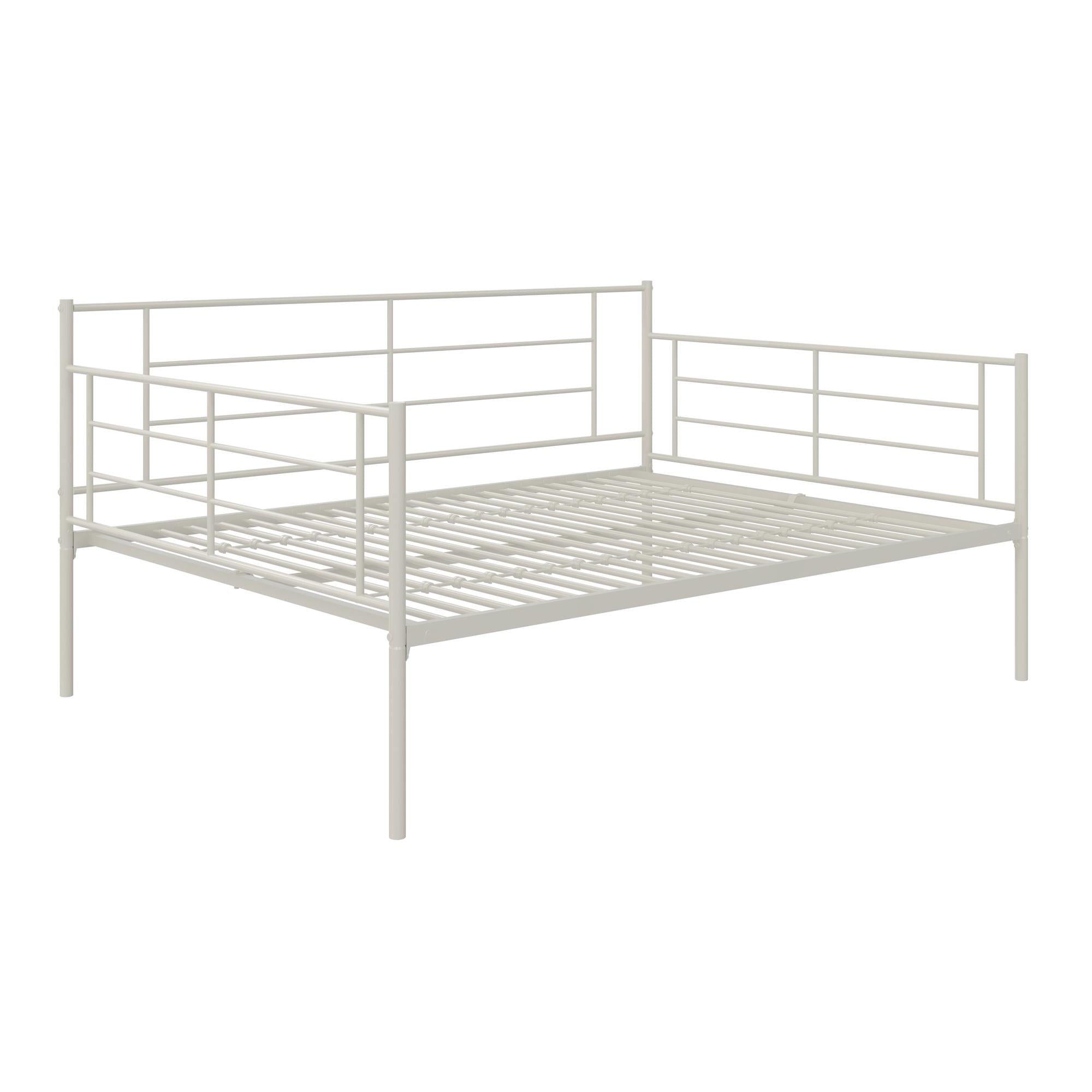 RealRooms Praxis Metal Daybed - White - Full